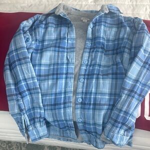 L.L. Bean Plaid Button-Up Shirt